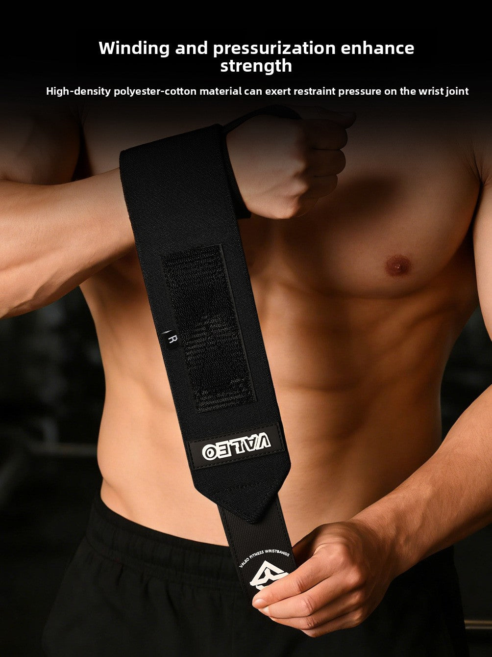 Valeo Verstärkte Wrist Wraps für Gewichtheben und Fitness
